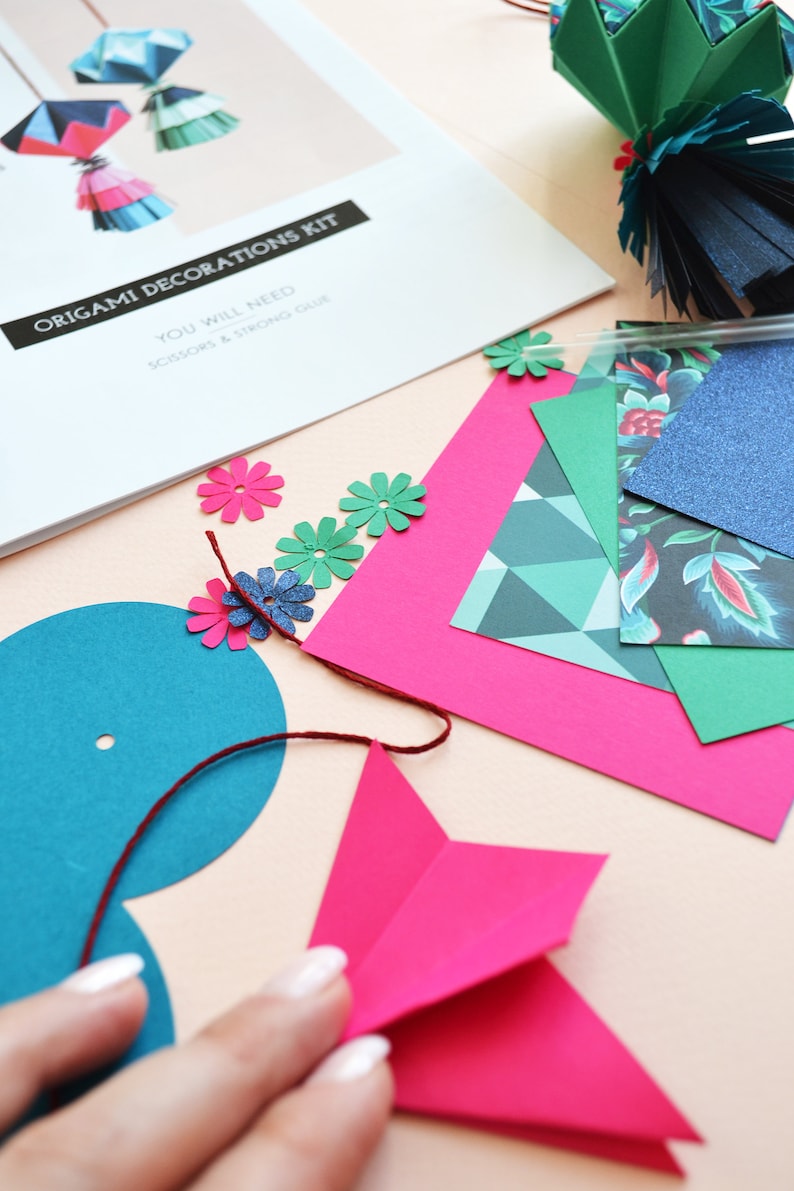DIY origami decoration craft kit image 3