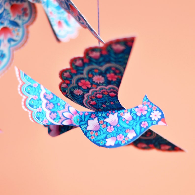 Hanging bird decorations craft kit image 5