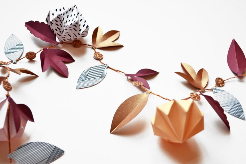 DIY Origami garland craft kit image 5