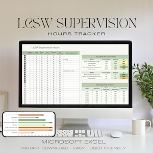 NEW!!! LCSW Supervision Hours Tracker