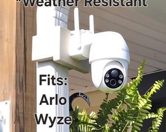 Downspout Gutter Mount for Security Cameras - Fits Blink, Arlo, Ring & More - No-Drill Camera Hanger