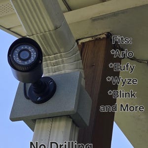 Granite Camera Hanger for Security Cameras - Universal Gutter downspout Mount Bracket