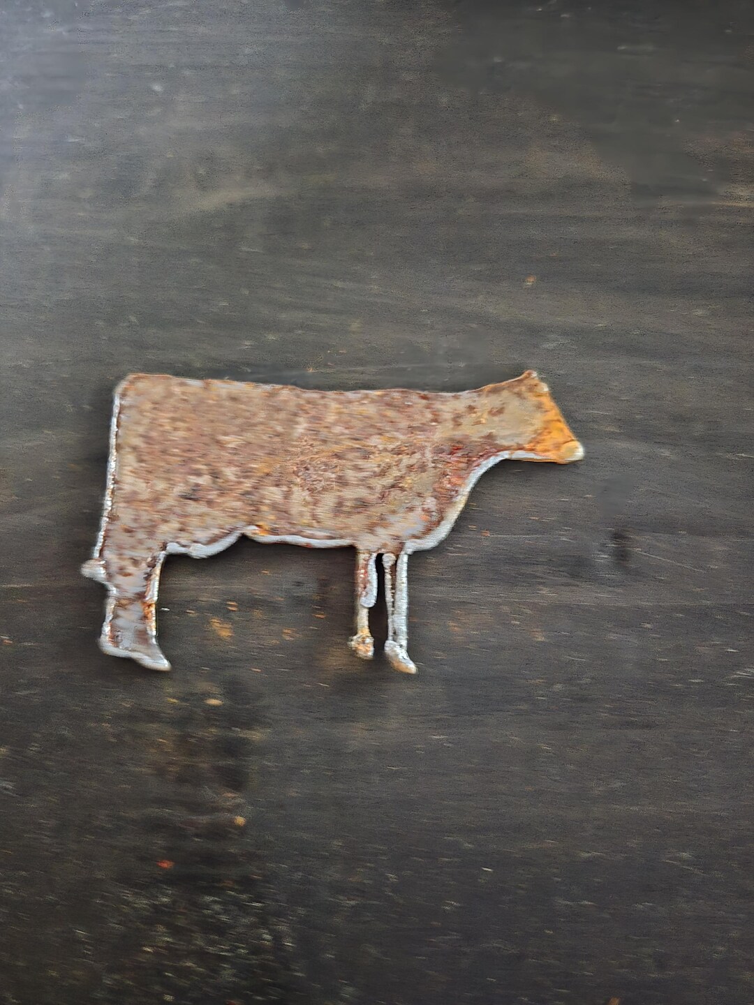Cow - Rusty Metal - Etsy