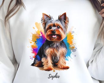 ワイヤーフォックステリアのスウェットシャツ - 犬好きママへの名入れ