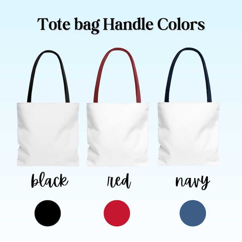 tote bag handle colors