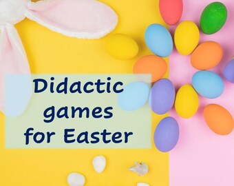 Colección de juegos educativos de Pascua