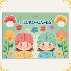 Neurojuegos para estimular el cerebro infantil / Coordinación bilateral (PDF imprimible) imagen 1