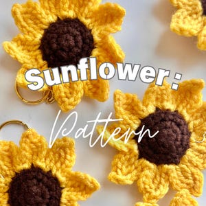 Easy, Beginner Friendly, No Sew Sunflower - Crochet Pattern