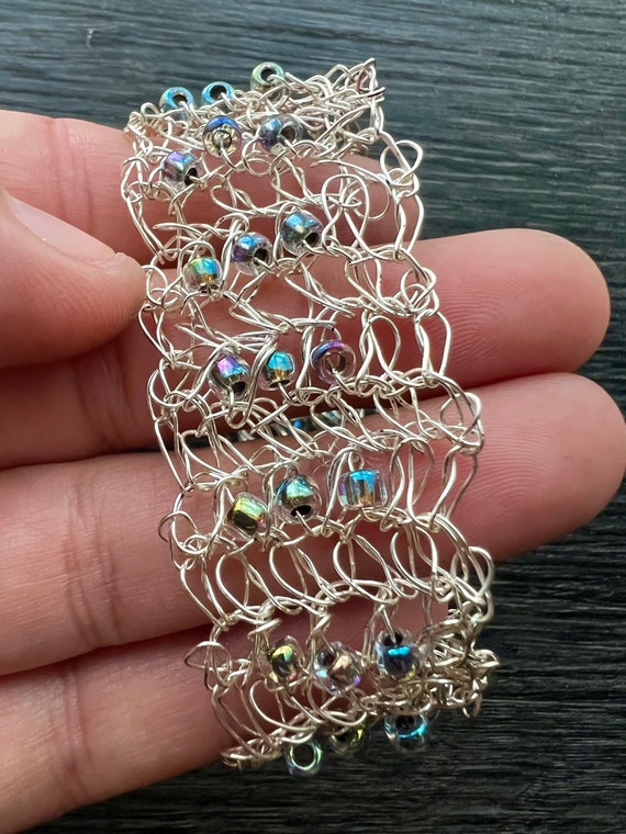 Wire crochet best sale bracelet