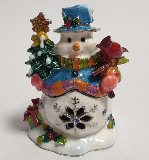 【美品】SWAROVSKI 雪だるま クリスタル プレゼントボックス 美品】SWAROVSKI 雪だるま クリスタル プレゼントボックス 美品