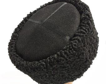 Winter Auntentic Kubanka Natürliche Karakul Pelzmütze