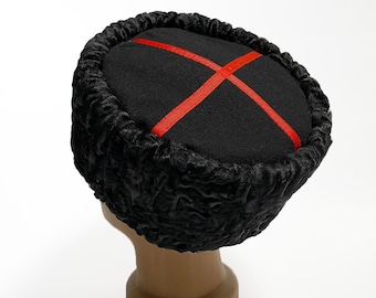 コサック帽子パパカ・クバンカ、ソ連軍制服、アストラハン・カラクール