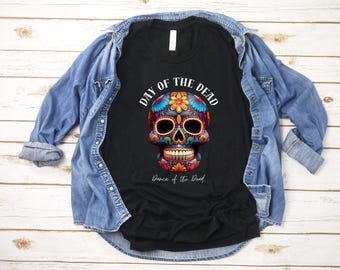 Tag der Toten T-Shirt, Halloween-Geist Komfort Farben Shirt, süßes Geist-Shirt, Halloween-Shirt für Damen und Herren, süßes Herbst-Shirt