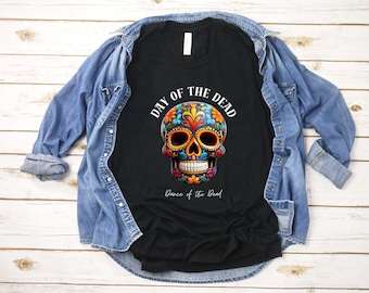 Tag der Toten Halloween Shirt, Halloween Geist Komfort Farben Shirt, süßes Geist Shirt, Halloween Shirt für Damen und Herren, süßes Herbst Shirt