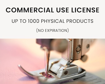 Commercial License Mockette Studio, Small Business Use, Up to 1000 Physical Products, No Expiration