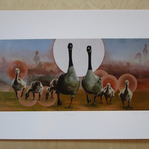 Afdruk van origineel olieverfschilderij
