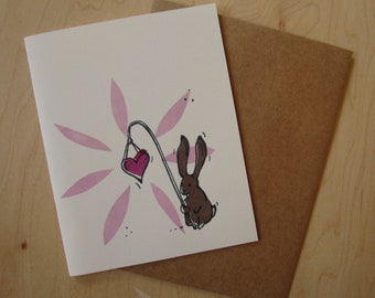 Little bunny note card