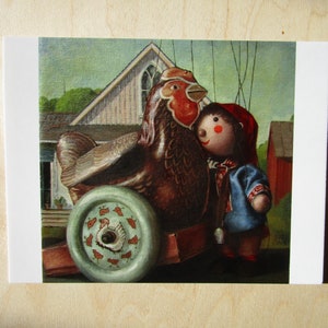 Postkarte von original Ölgemälde