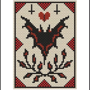 Emo Essentials Cross Stitch PATTERN
