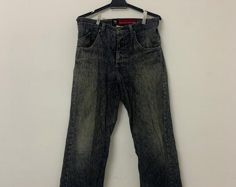 Large / 2000s Oakley Software Techwear Black Wide Leg Opium