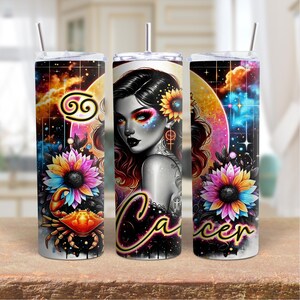 20oz Zodiac Tumbler – Personalized Astrology Stainless Steel Cup, Horoscope Gift