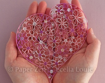 Quilling Flowers - PDF Pattern Tutorial