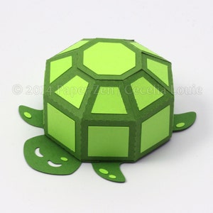 Schildkröte Geschenkbox - SVG-Dateien Cricut und Silhouette Maschinen - DIGITAL DOWNLOAD