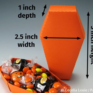 Halloween Coffin SVG Box No Glue Needed with 5 Cover Designs and PDF instructions for Cricut machines image 4