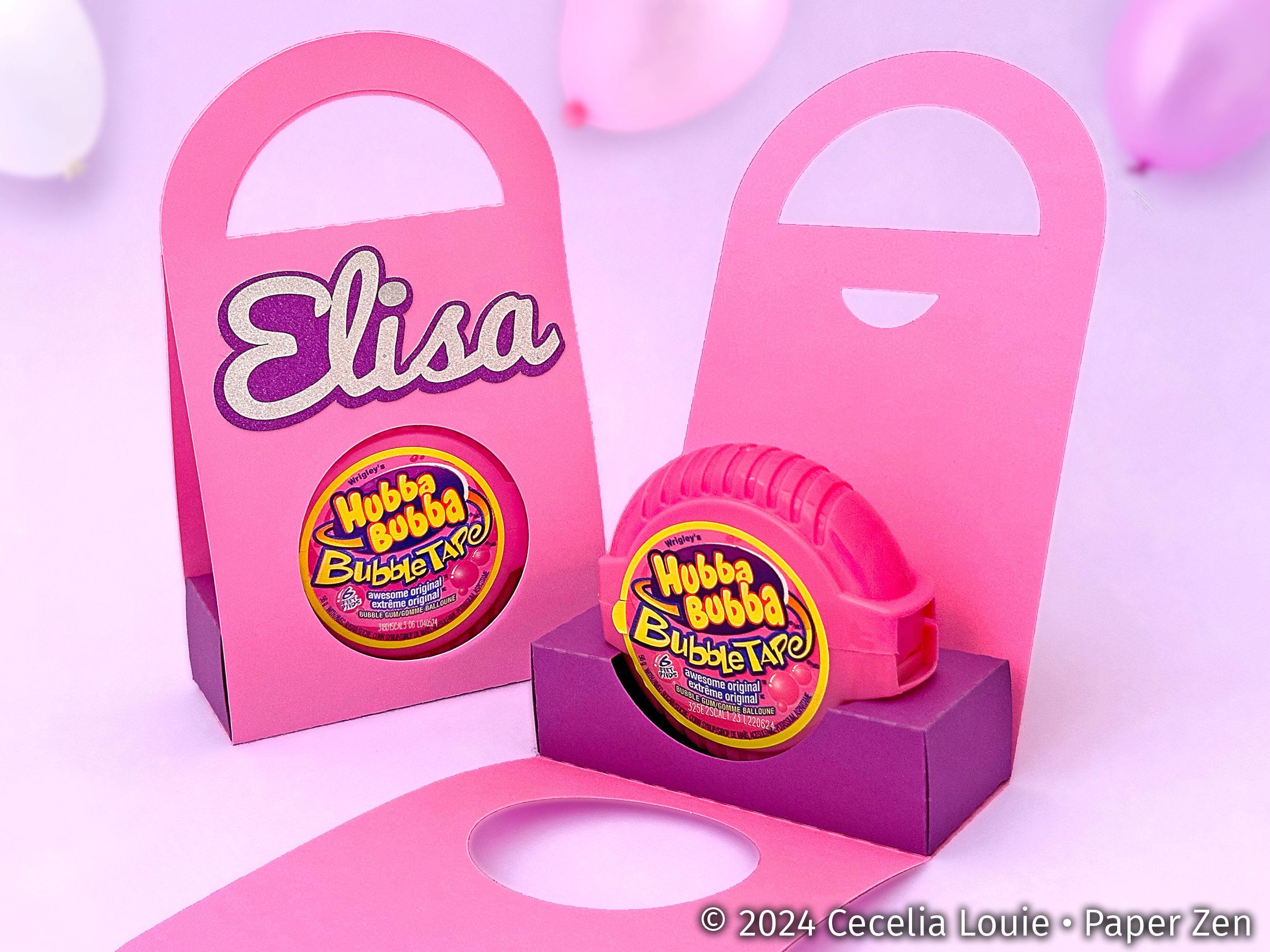 Oh My Pop! Bubblegum – Petit Porte-Monnaie Gousset Fermeture Éclair, Rose Fun Et Pratique