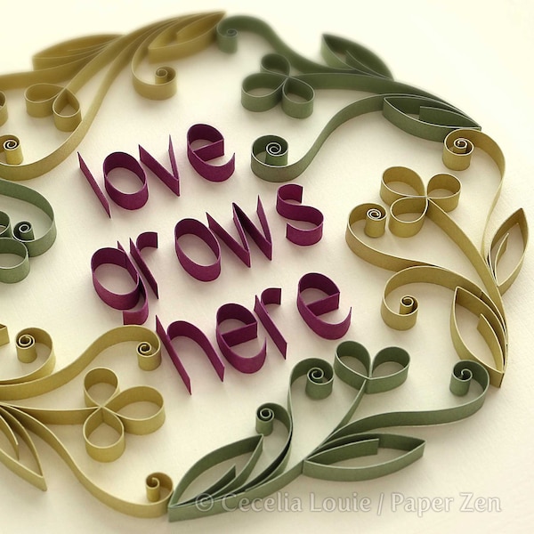 Quilling Phrases - Letters A-Z Alphabet, Uppercase, Lowercase - Patterns, Template, Tutorial - PDF E-book File Download