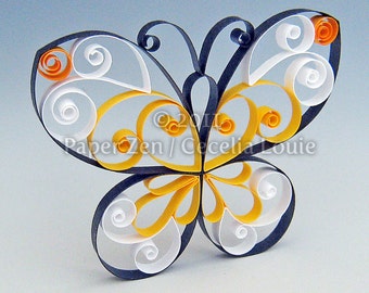 Quilling Butterfly - Patterns PDF Tutorial