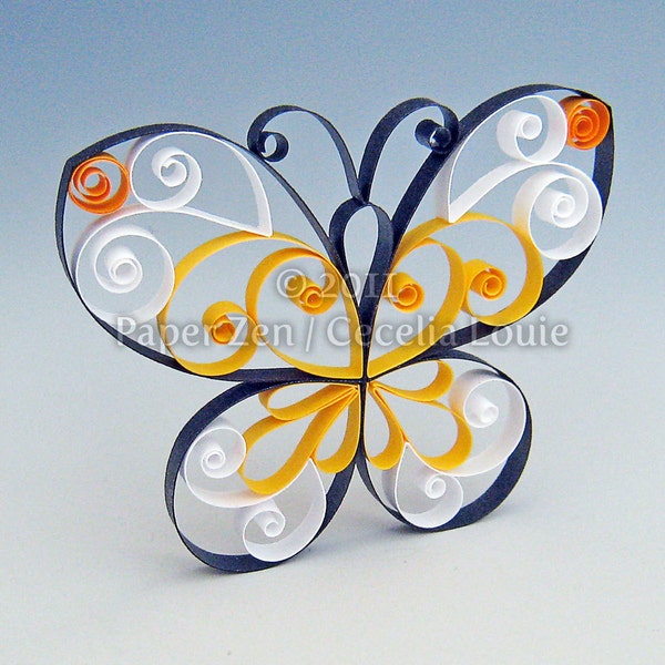 Quilling Butterfly - Patterns PDF Tutorial