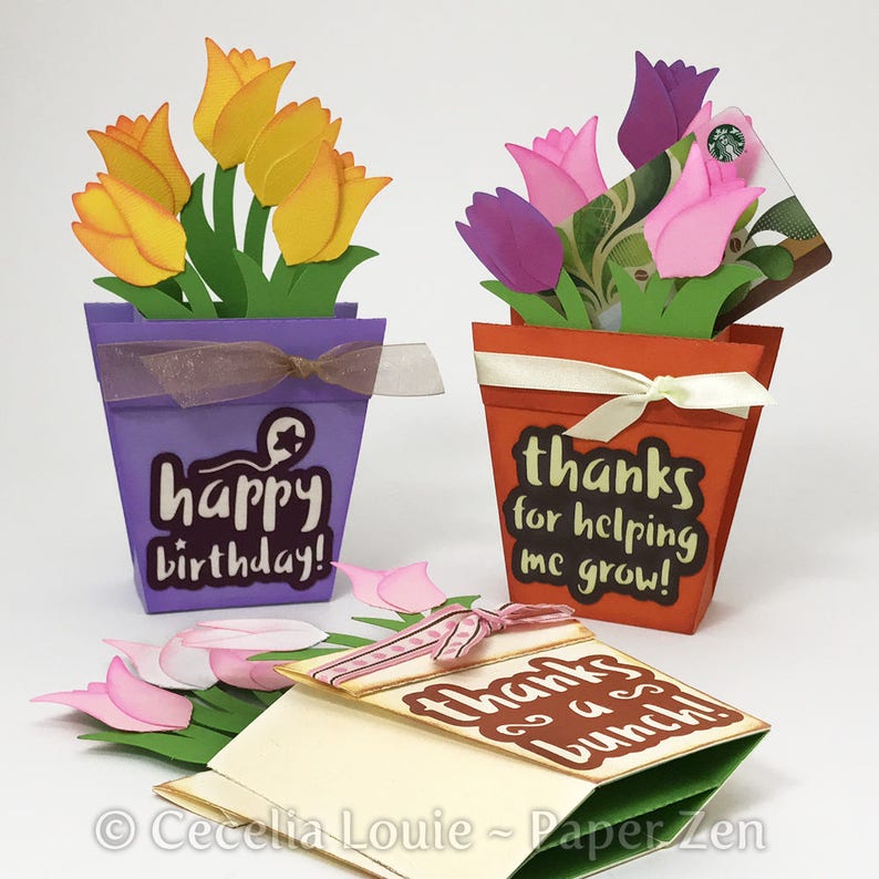 Download Pop Up Box Card With Gift Card 3d Svg Files For Cricut Explore Or Silhouette Compatible Models Flower Pot Kits How To Craft Supplies Tools Deshpandefoundationindia Org