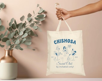 Chismosa Social Club Tote Bag: Custom Year, Gossip Girl Gift