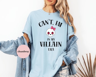 Villain Era T-Shirt, Edgy Aesthetic, Unisex Cotton Tee