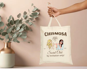 Chismosa Social Club Tote Bag: Custom Year, Gossip Girl Gift