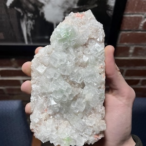 Disco ball apophyllite on heulandite