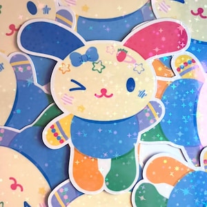 Usahana Decora Sticker | Fan-Made | Holographic + Water Resistant