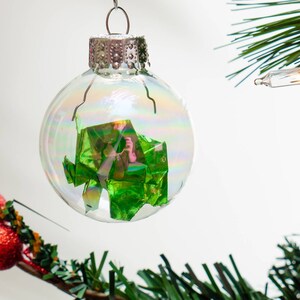 Christmas ornament / Glass ornament / Origami elephant ornament / Custom color and size elephant ornament image 7