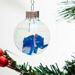 Christmas ornament / Glass ornament / Origami elephant ornament / Custom color and size elephant ornament image 9