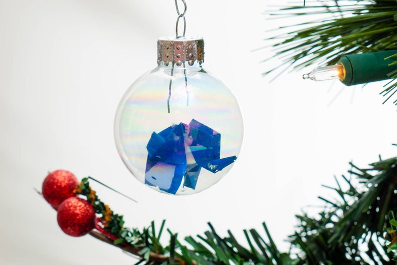 Christmas ornament / Glass ornament / Origami elephant ornament / Custom color and size elephant ornament image 9