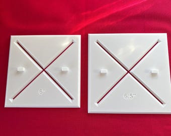 Szablon do wycinania kwadratów pikowanych 6” i 6,5” | Plik STL do druku 3D | Pobieranie cyfrowe