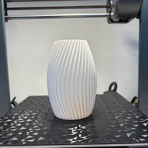 Elegant Textured Vase | Modern Home Decor | STL File for 3D Printing | Digital Download