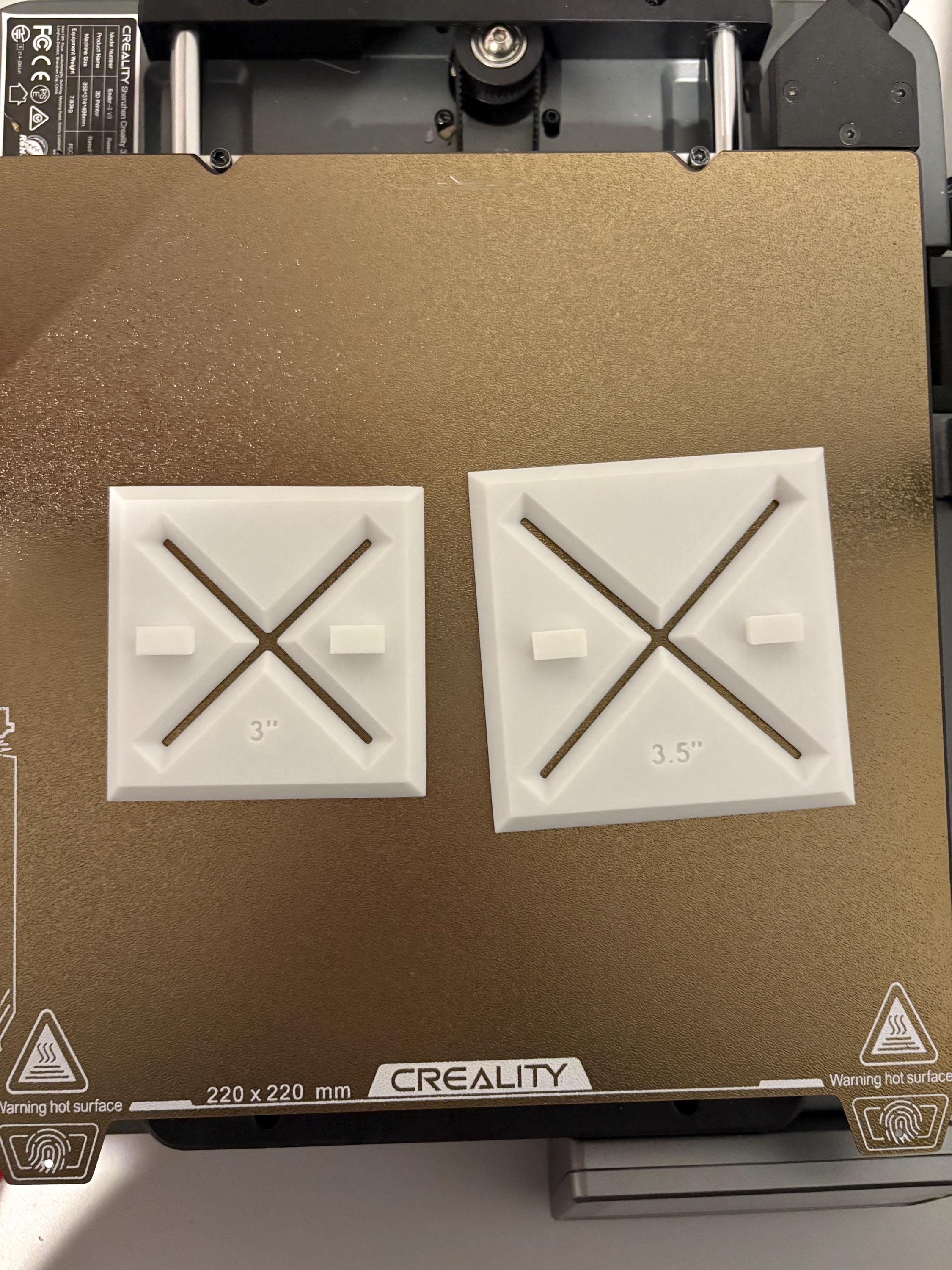 Quilting Square 3” & 3.5” Cutting Template | STL File for 3D