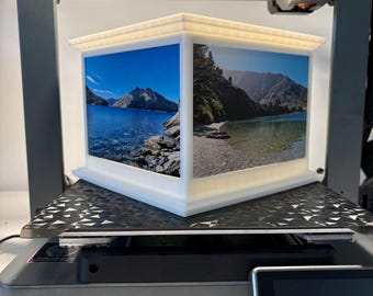 Storage Box with Photo Panels | STL File for 3D Printing | Digital Download