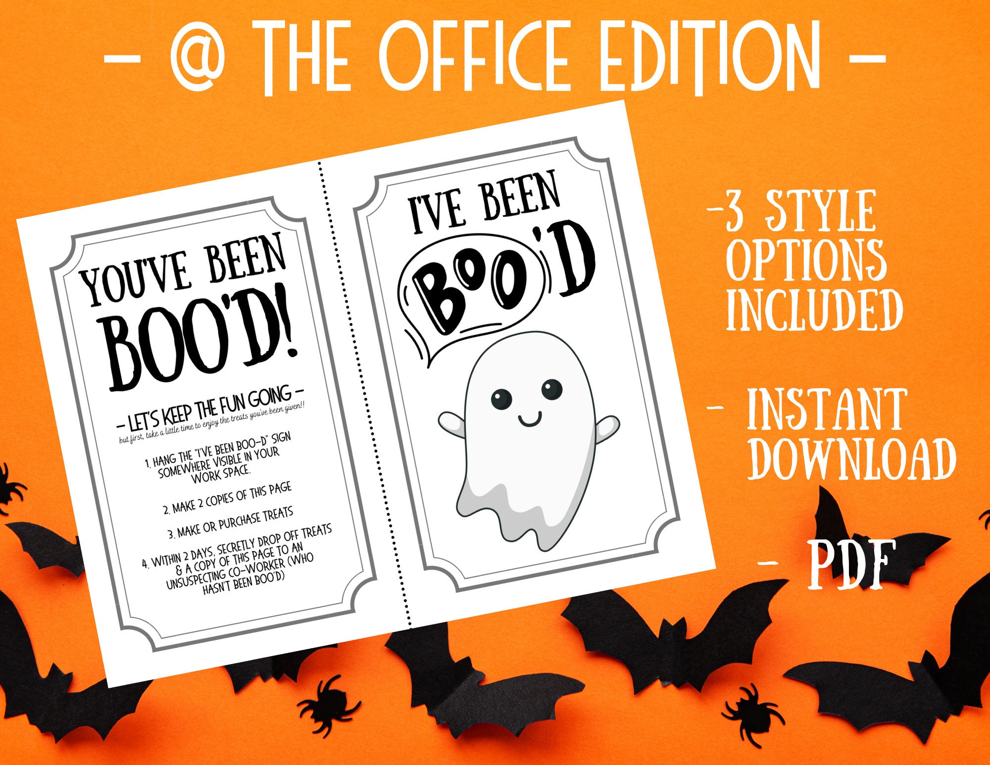 You've Been Booed Halloween Family Activity - The Littles & Me