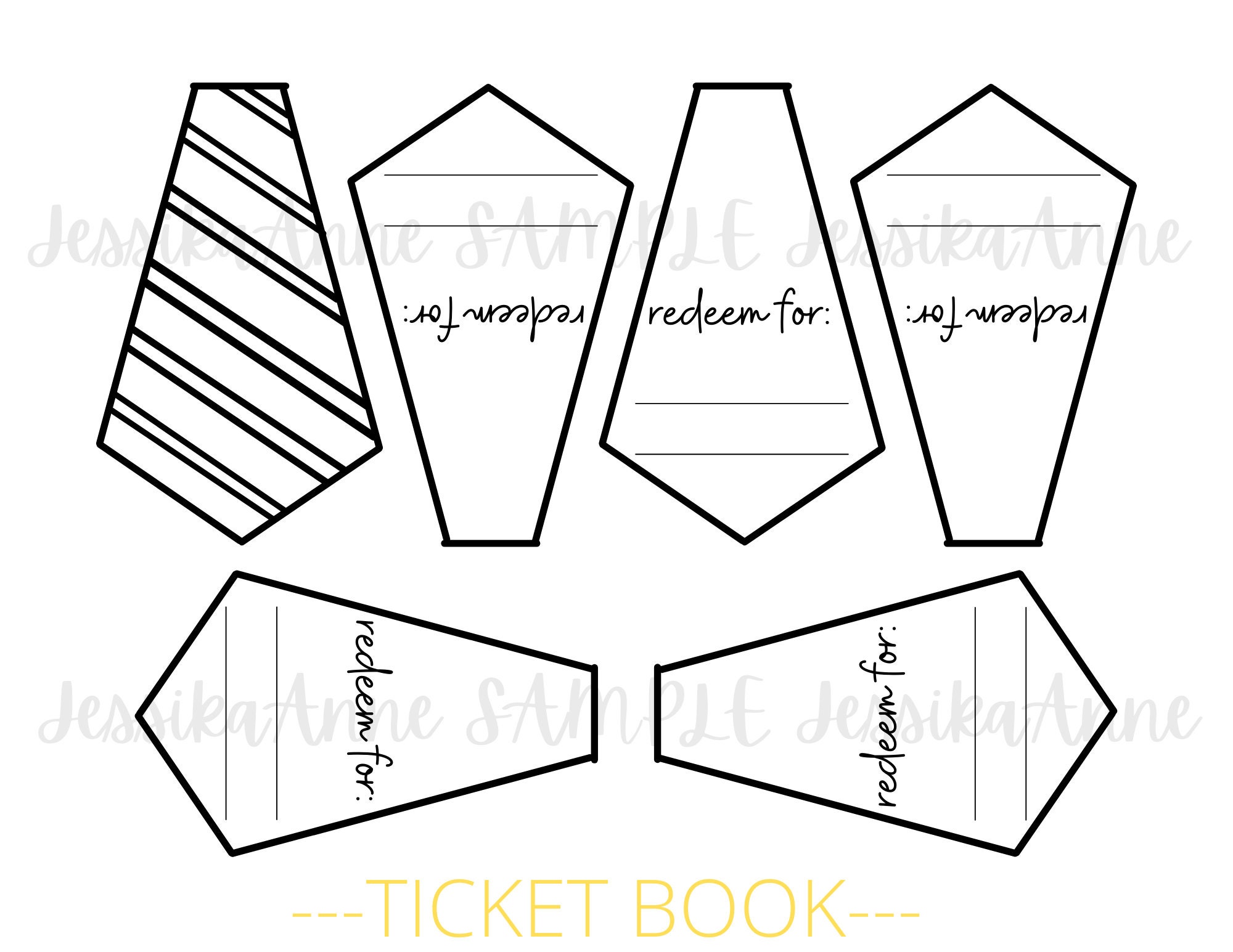FATHER'S DAY card &amp; TICKET book kids' craft - Etsy España