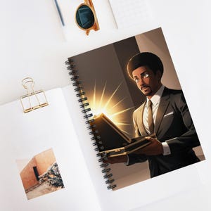 May include: A man in a dark suit opens a briefcase, revealing a bright light emanating from inside. The briefcase is black with gold accents.