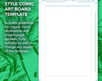 Comic Art Board Template – Indie Style