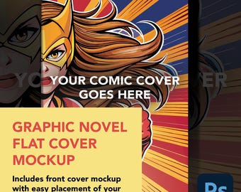GRAPHIC NOVEL FLAT Cover Mockup